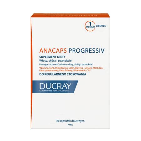 Ducray Anacaps Progressiv 30 kapsułek