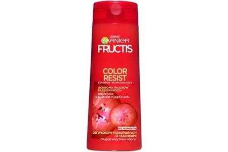 Garnier Fructis Color Resist szampon wzmacniający do włosów farbowanych i z pasemkami 250 ml