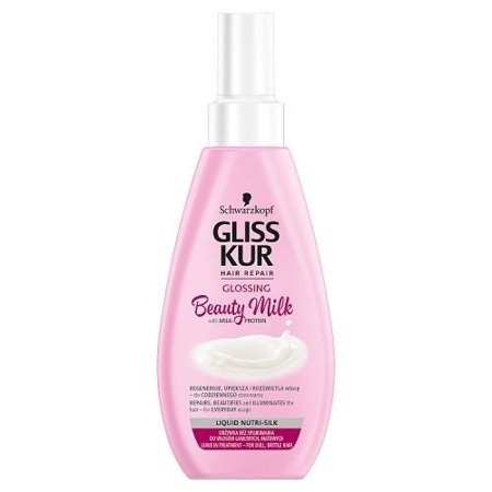 Gliss Kur Glossing Beauty Milk nabłyszczająca odżywka do włosów bez spłukiwania 150ml