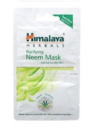 Himalaya Herbals Purifying Neem Mask maska do cery normalnej i tłustej 2x7,5ml