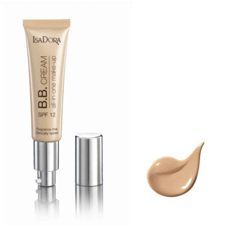 IsaDora BB Cream 12 classic beige all-in-one make-up 35 ml SPF 12 - podkład do twarzy  +  [  G  R  A  T  I  S : MINI-MASKARA ISADORA ]