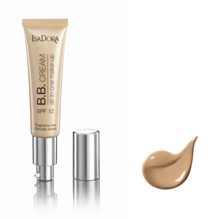 IsaDora BB Cream 14 cool beige all-in-one make-up 35 ml SPF 12 - podkład do twarzy  +  [  G  R  A  T  I  S : MINI-MASKARA ISADORA ]