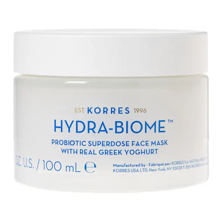 Korres Greek Yoghurt Hydra-Biome Probiotic Superdose maska do twarzy 100 ml