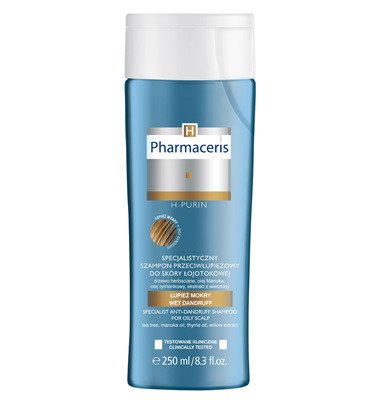Pharmaceris H PURIN Specjalistyczny szampon przeciwłupieżowy do skóry łojotokowej, łupież tłusty 250ml