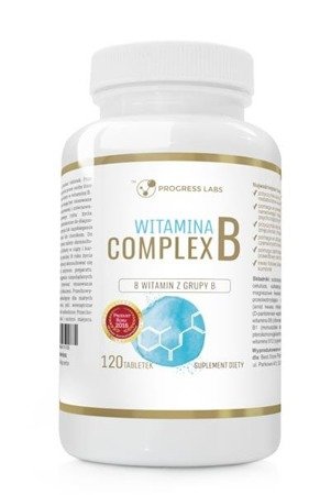 Progress Labs Witamina B Complex suplement diety 120 tabletek