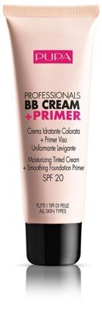 Pupa Professionals BB Cream & Primer SPF20 baza pod makijaż do wszystkich typów cery 002 Sand 50ml