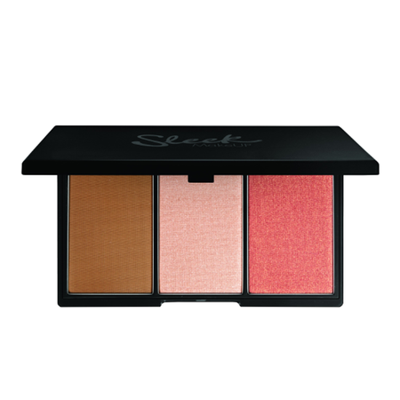 Sleek MakeUP Face Form Contouring & Blush Palette Paleta do konturowania 3w1 bronzer+róż+rozświetlacz Fair 20g