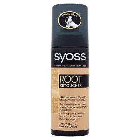 Syoss Root Retoucher spray do maskowania odrostów Jasny Blond 120ml