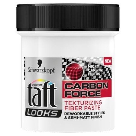 Taft Looks Carbon Force Texturizing Fiber Paste modelująca pasta do włosów 130ml